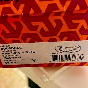 Tan Tory Burch ballet slipper